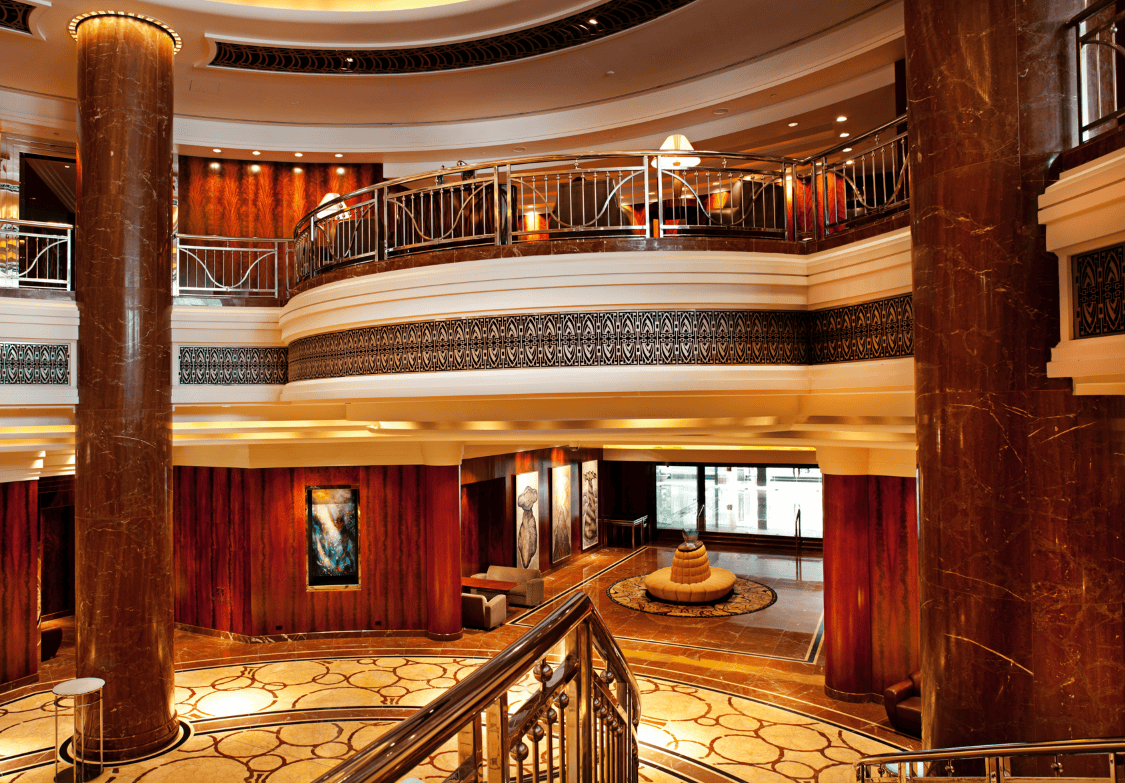Lower lobby from stairs